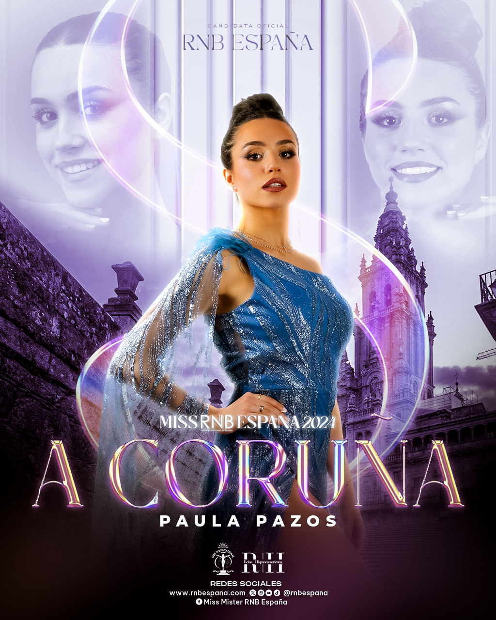 Miss RNB A Coruna 2024 Paula Pazos Banner