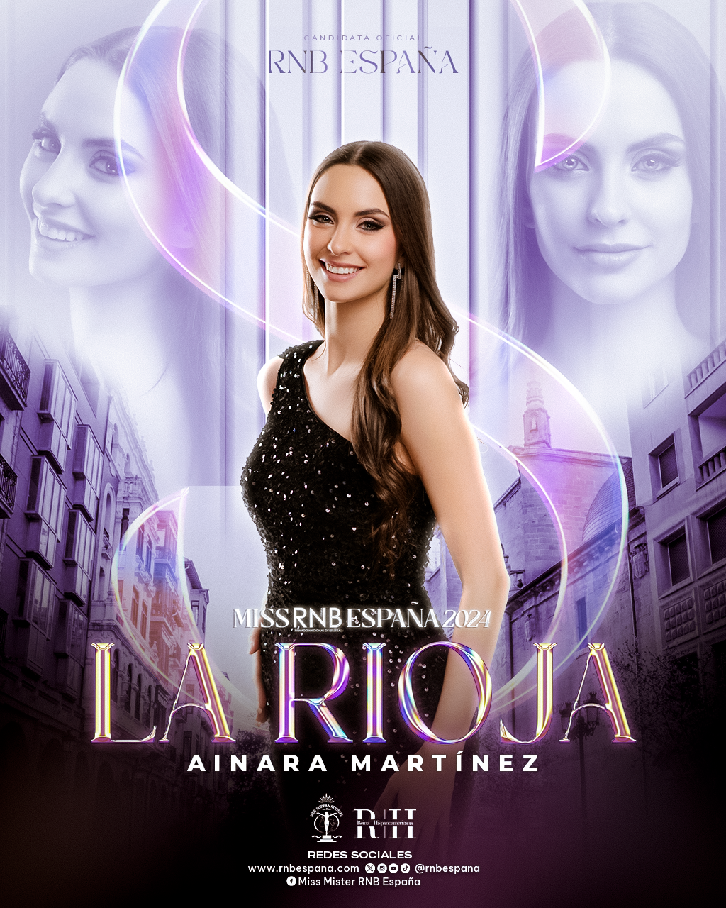 Miss RNB La Rioja 2024 Ainara Martinez Banner