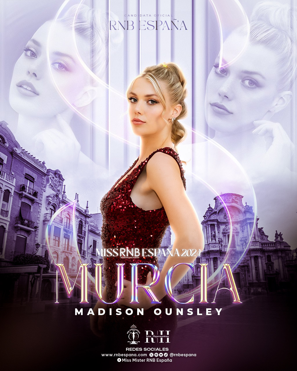Miss RNB Murcia 2024 Madison Ounsley Banner