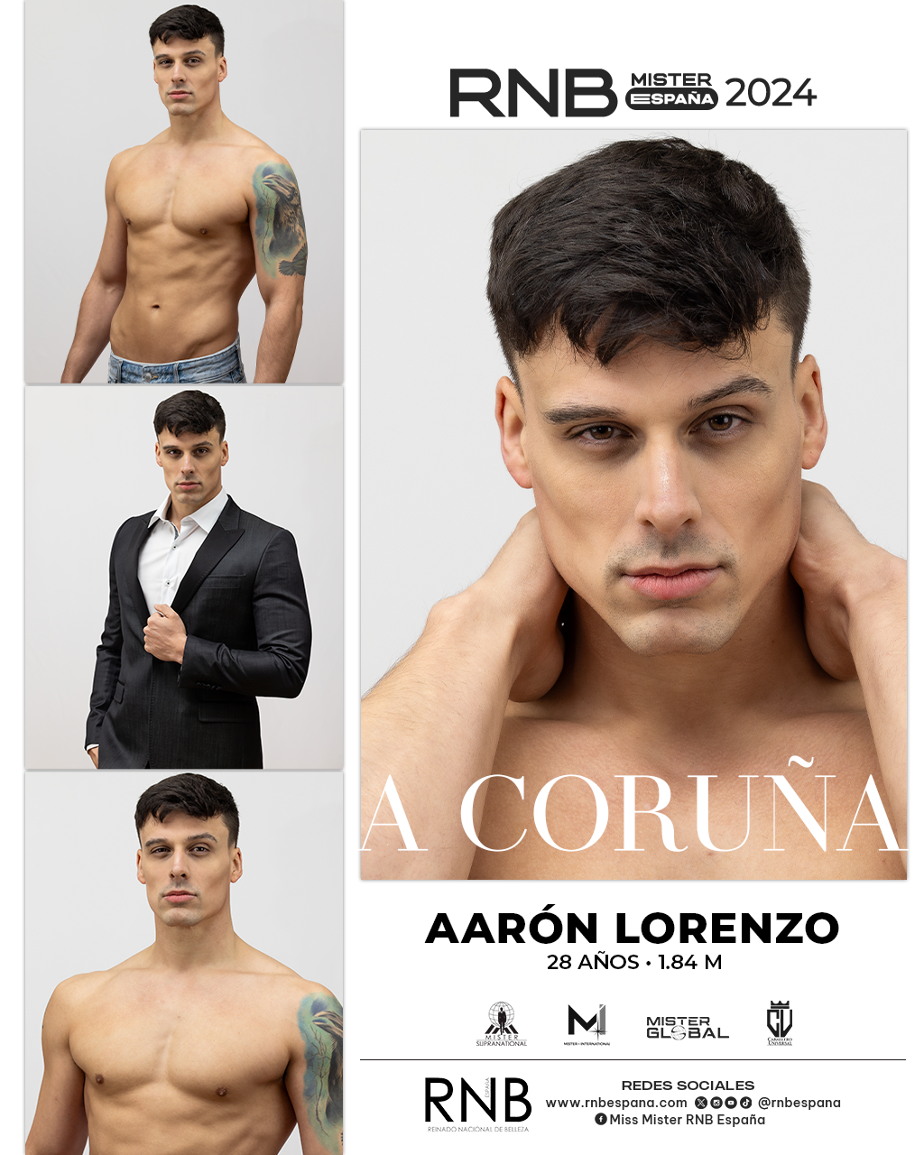 Mister RNB A Coruna 2024 Aaron Lorenzo Banner