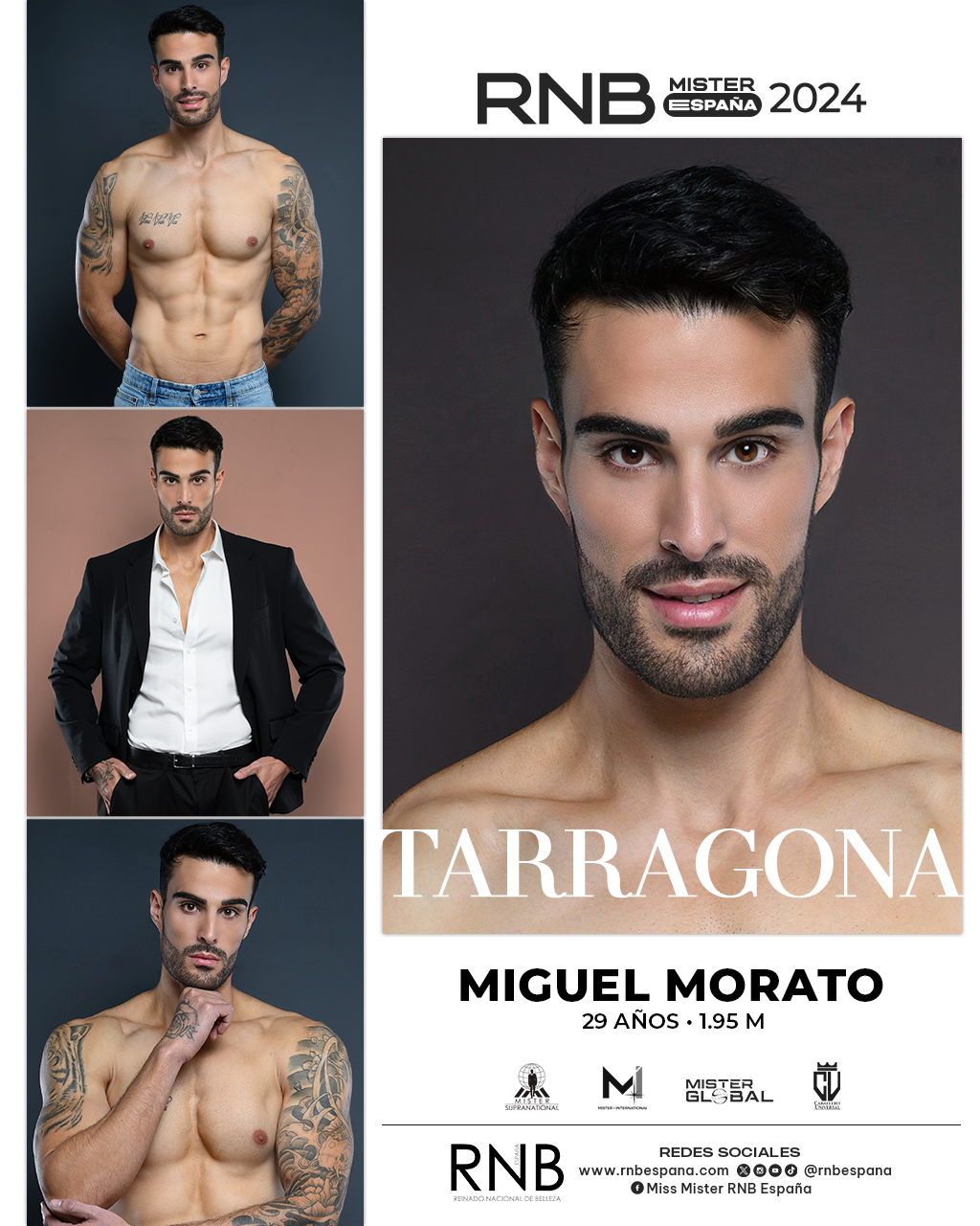 Mister RNB Tarragona 2024 Miguel Morato Banner