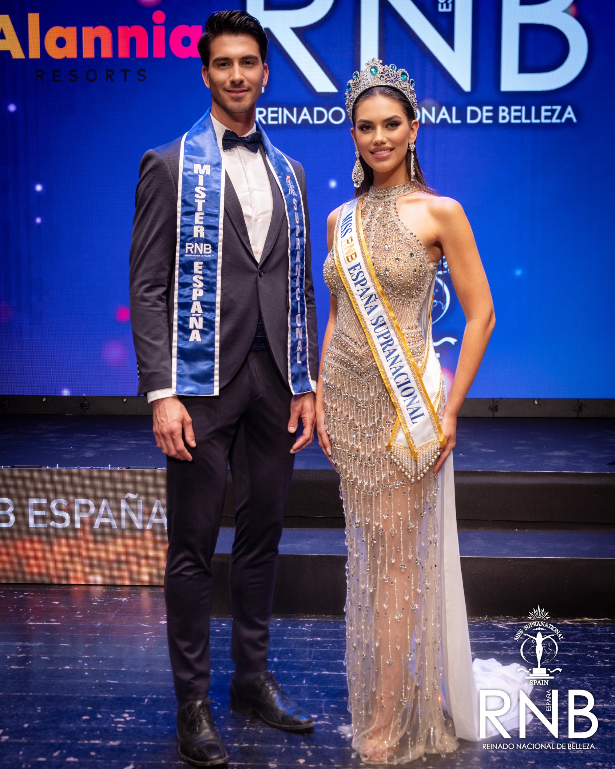 Gala Final Miss RNB España 2024 Alvaro Germes Elizabeth Laker Miss Mister Supranational Spain
