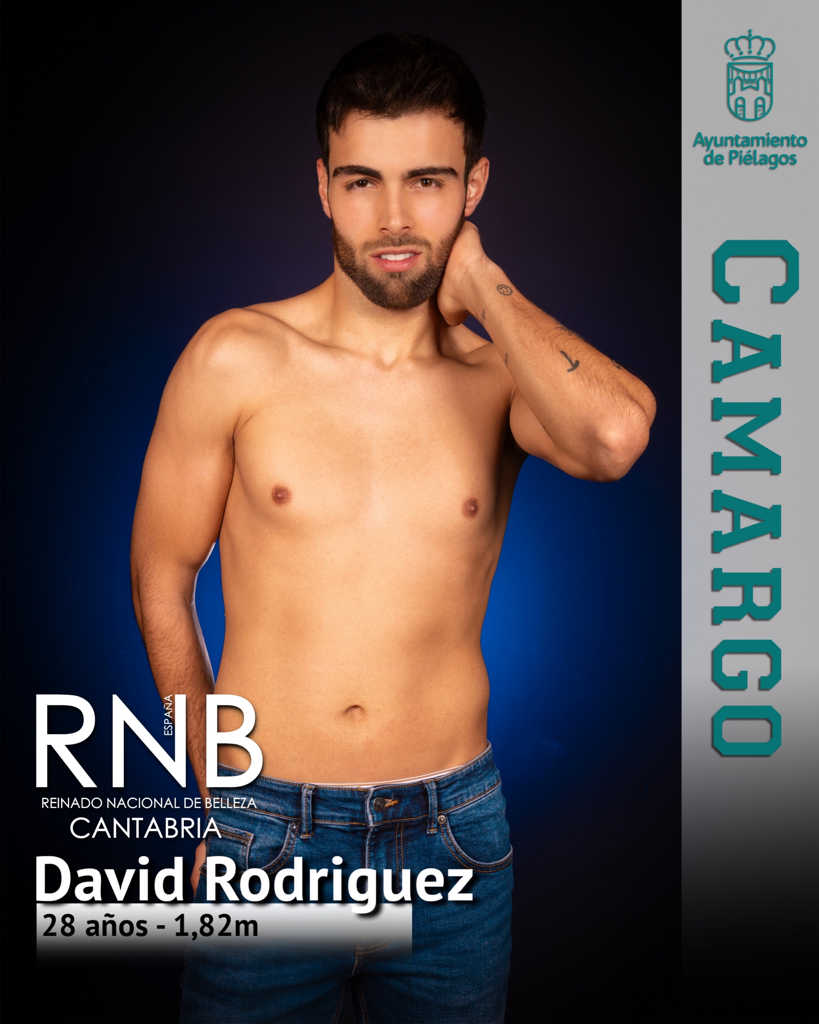 Mister RNB Cantabria 2024 Camargo David Rodriguez 2