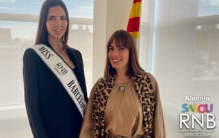 Recibimiento Ayuntamiento Badalona Vanesa Gonzalez Paola Grau Miss RNB Barcelona 2024 Miss RNB España 2024 Salou