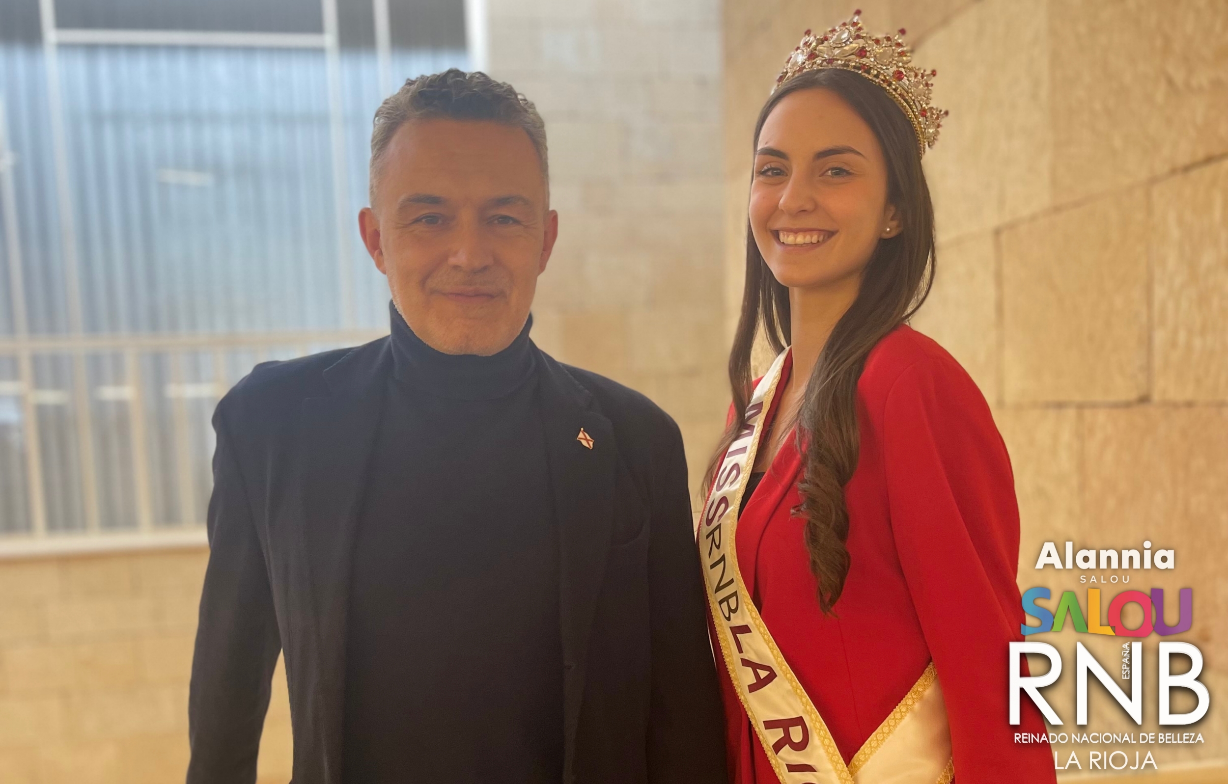 Recibimiento Ayuntamiento Logroño Conrado Escobar Ainara Martinez Miss RNB La Rioja 2024 Miss RNB España 2024 Salou 1