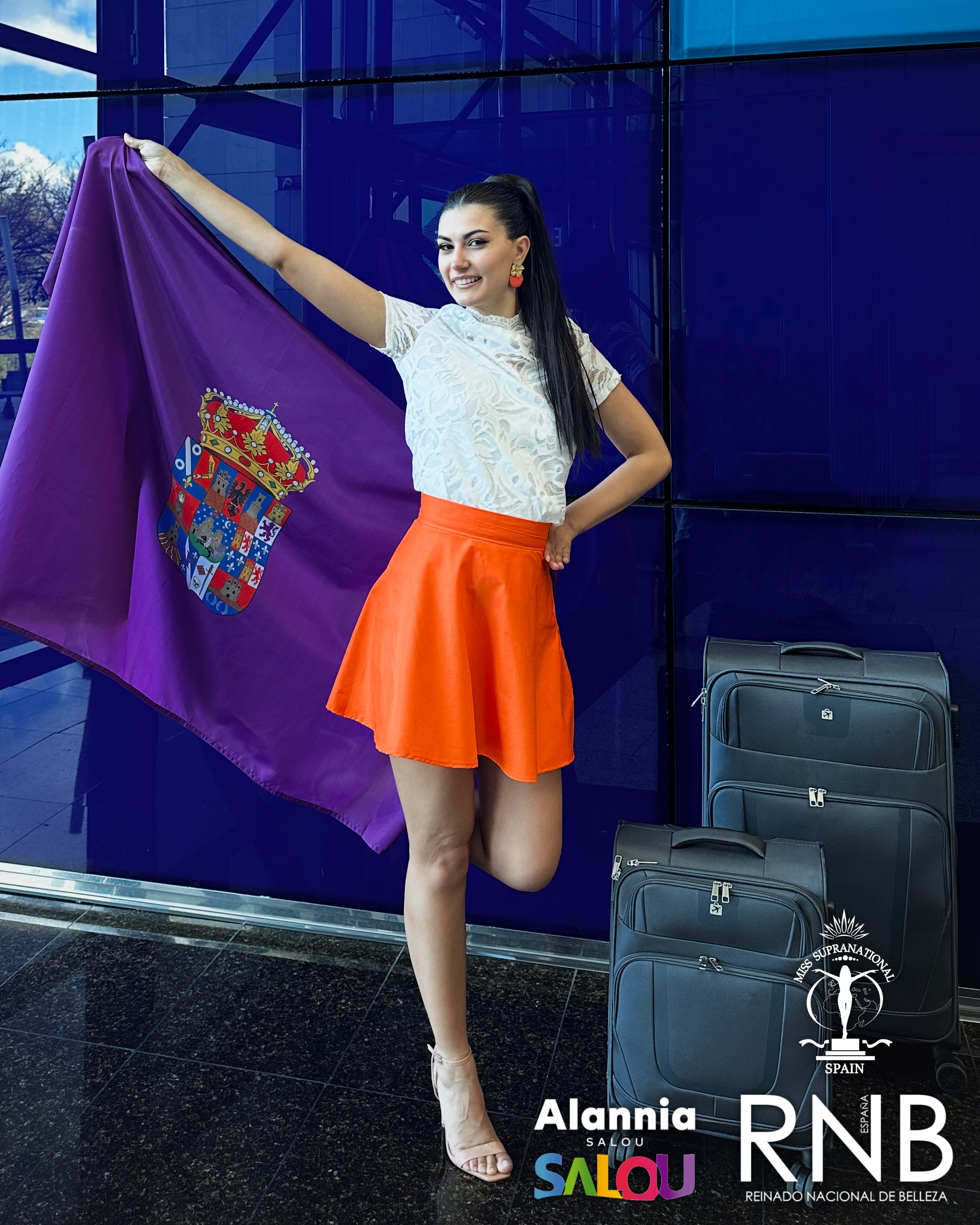 Salida Miss RNB España 2024 Alannia Salou Miss RNB Guadalajara 2024 Marta Lopez