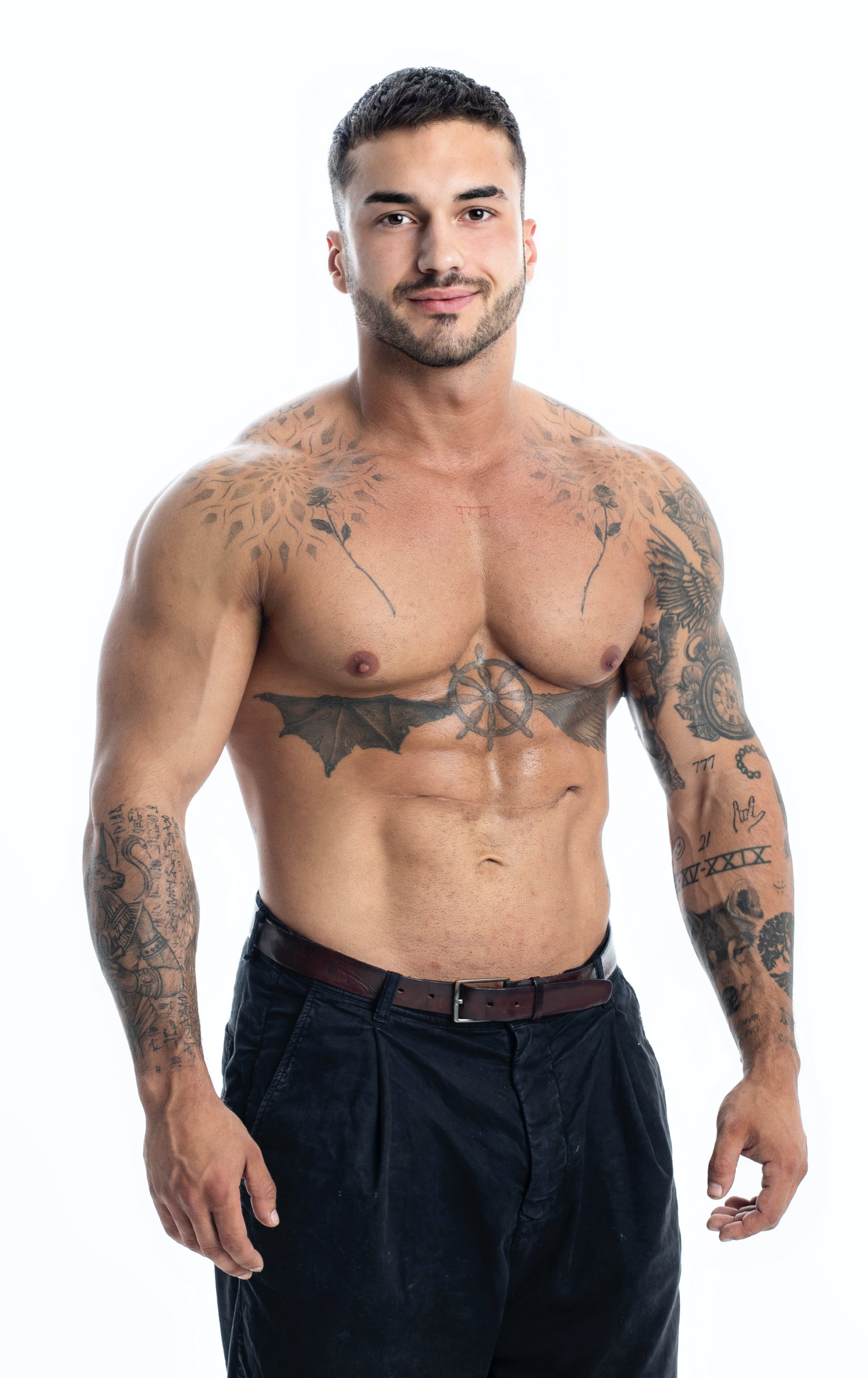Mister RNB Lugo 2024 Cristian Rodriguez Profile Half Body Shot