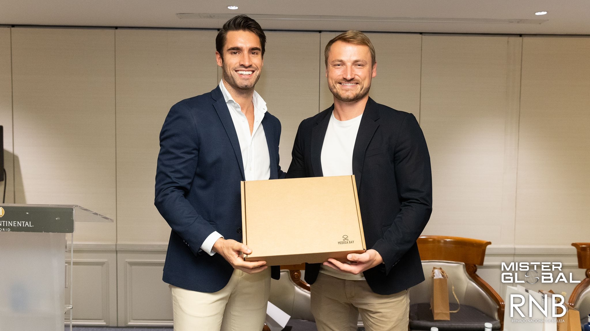 Mister RNB España 2024 Mister Global Spain Canoeing Olympic Conference Marcus Cooper Diego Dominguez 1