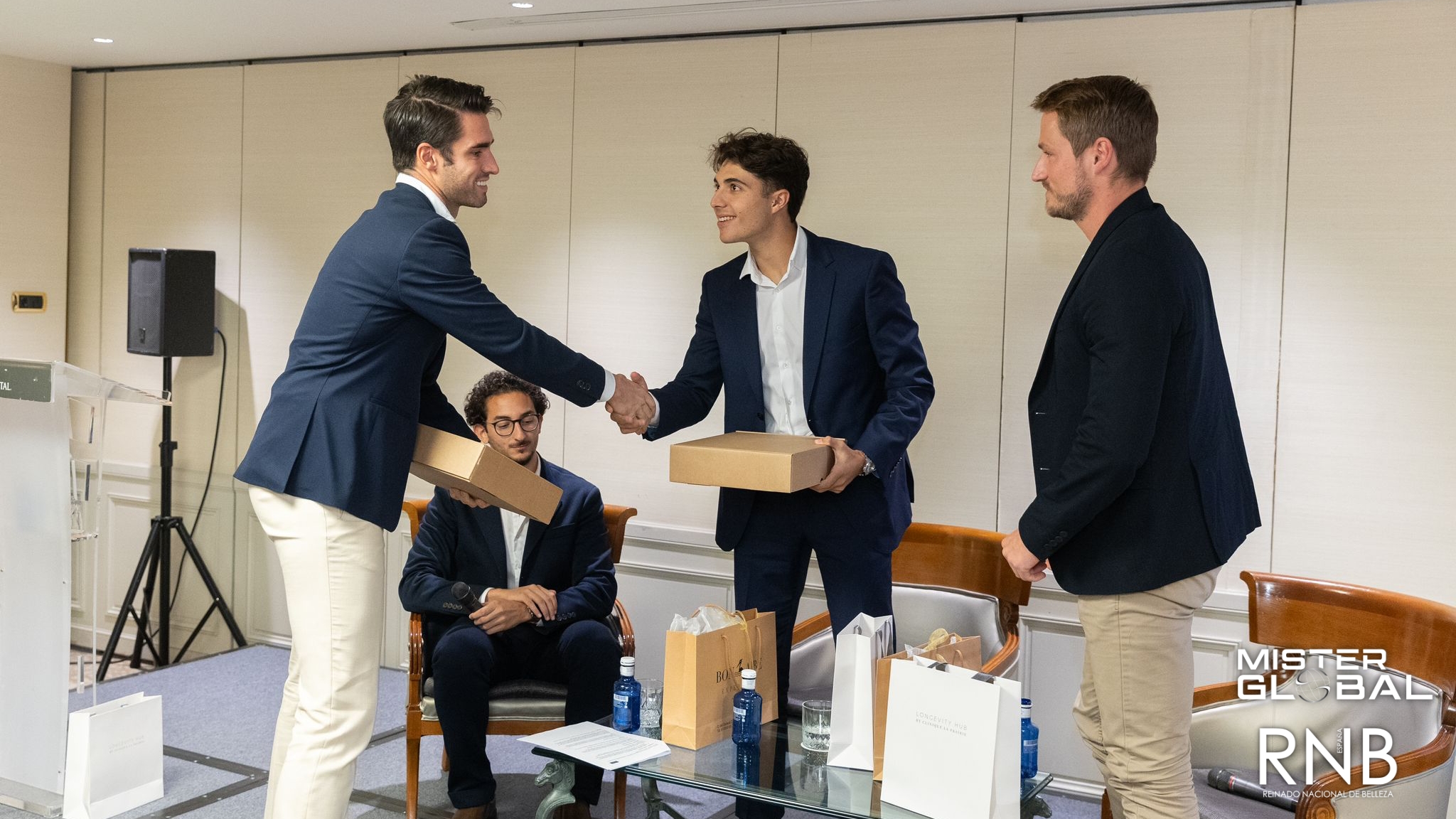 Mister RNB España 2024 Mister Global Spain Canoeing Olympic Conference Marcus Cooper Diego Dominguez 3