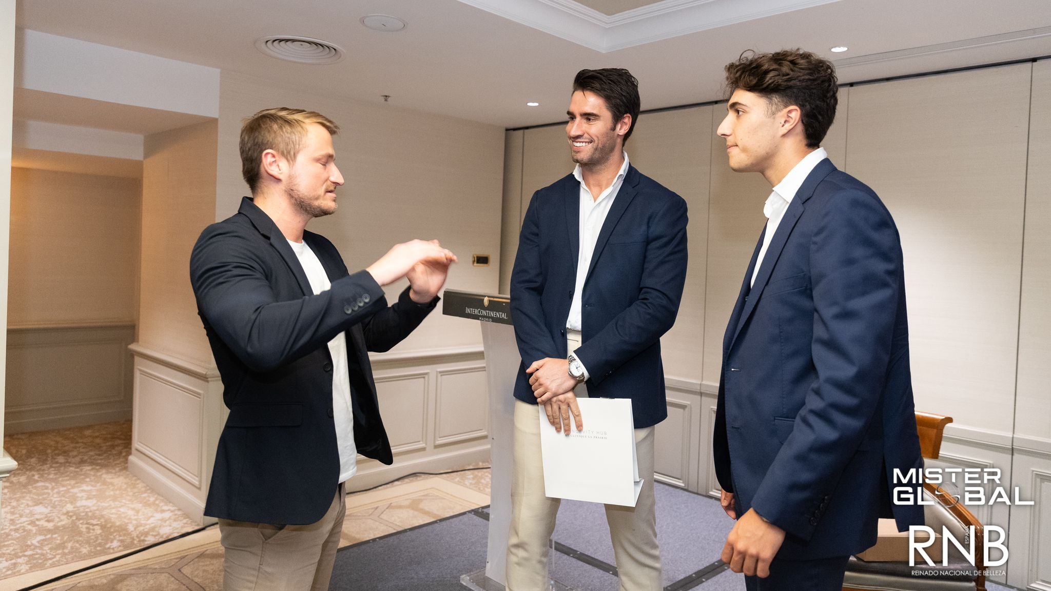 Mister RNB España 2024 Mister Global Spain Canoeing Olympic Conference Marcus Cooper Diego Dominguez 6