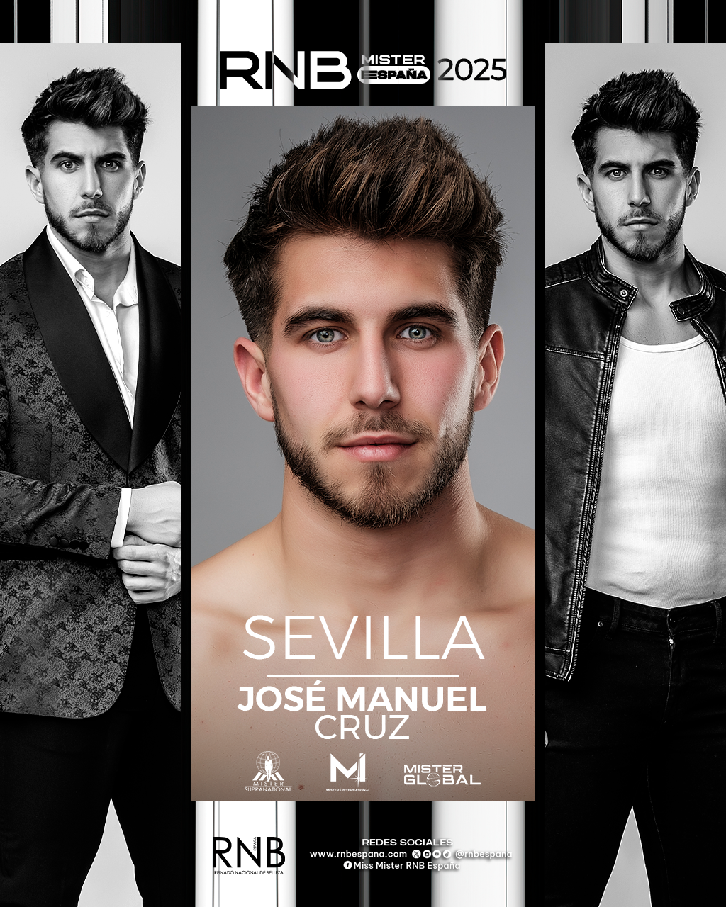 Mister RNB Sevilla 2025 Jose Manuel Cruz Banner