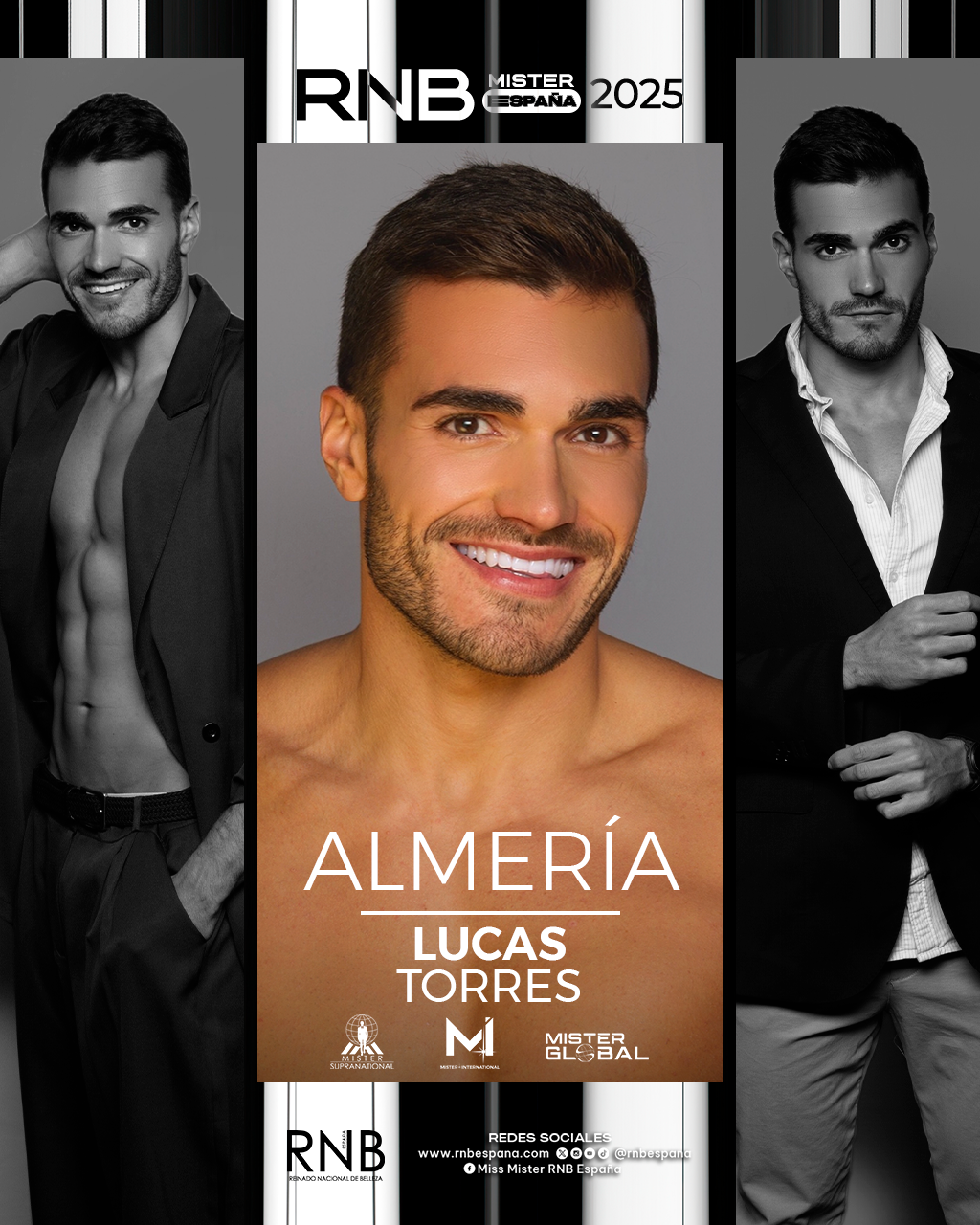 Mister RNB Almeria 2025 Lucas Torres Banner