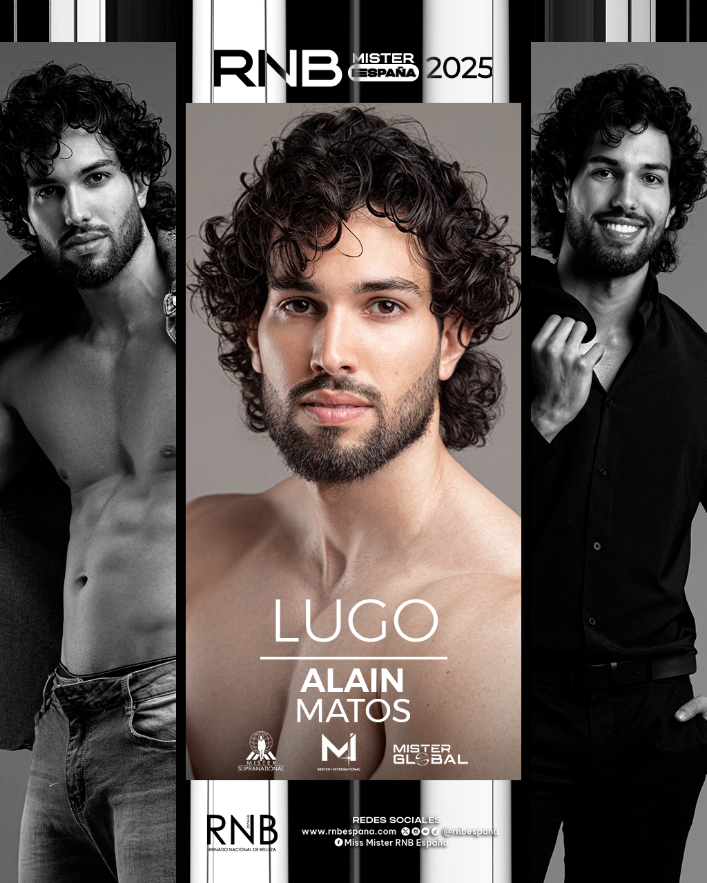 Mister RNB Lugo 2025 Alain Matos Banner