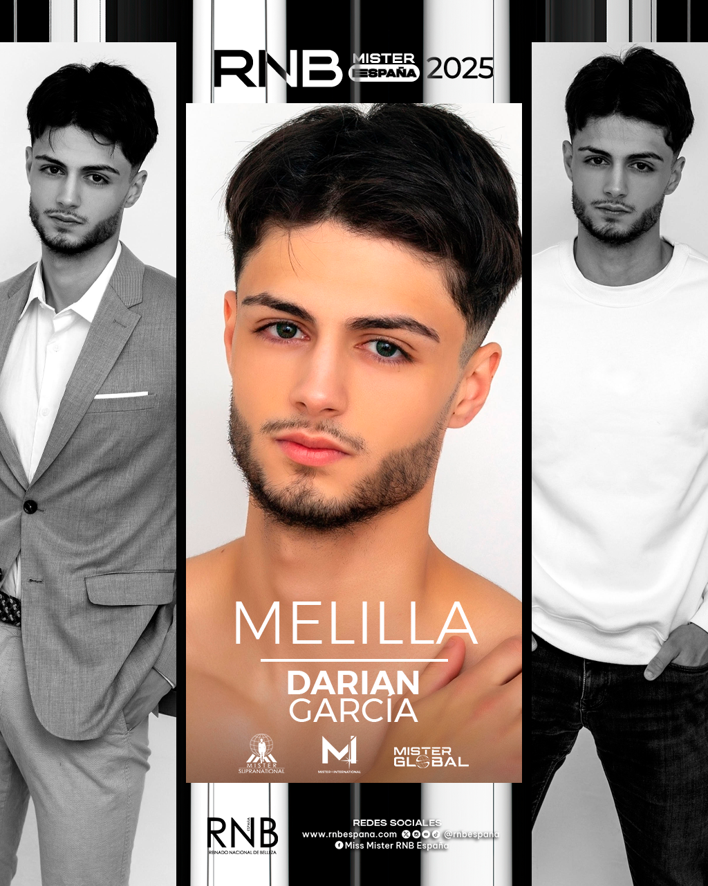 Mister RNB Melilla 2025 Darian Garcia Banner