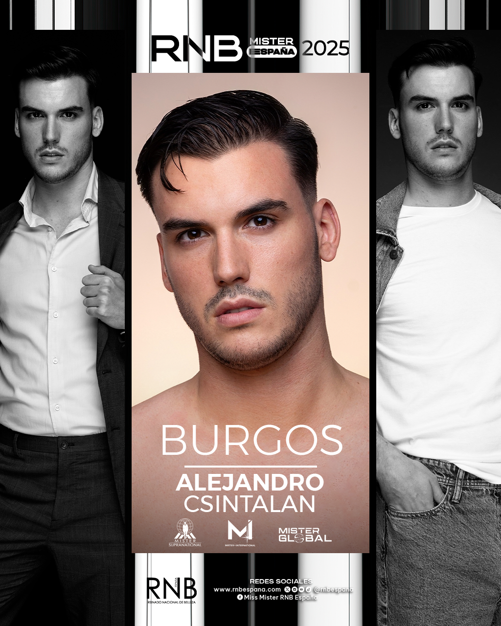 Mister RNB Burgos 2025 Alejandro Csintalan Banner