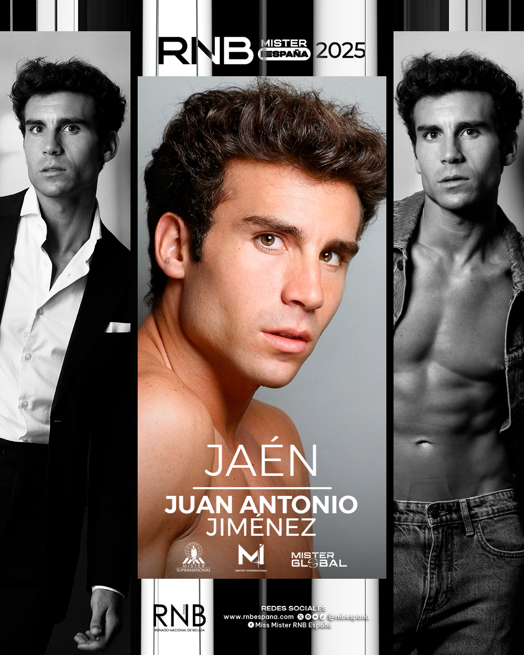 Mister RNB Jaen 2025 Juan Antonio Jimenez Banner