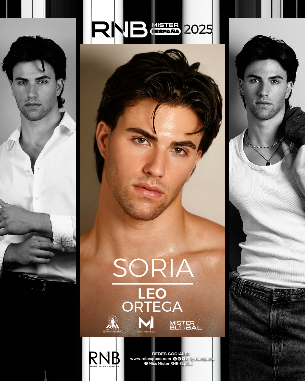 Mister RNB Soria 2025 Leo Ortega Banner