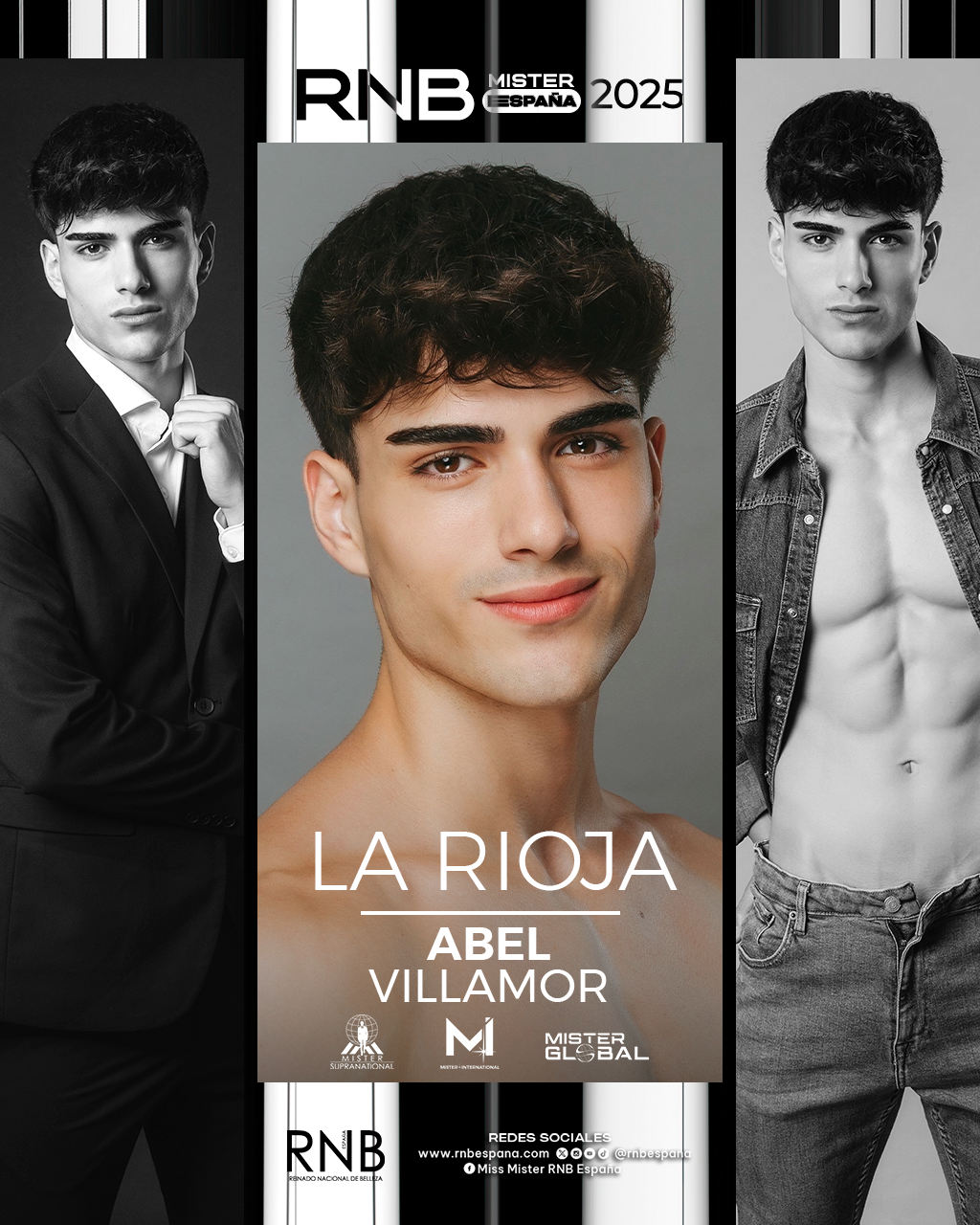 Mister RNB La Rioja 2025 Abel Villamor Banner