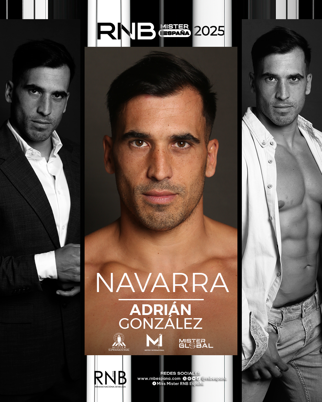 Mister RNB Navarra 2025 Adrian Gonzalez Banner