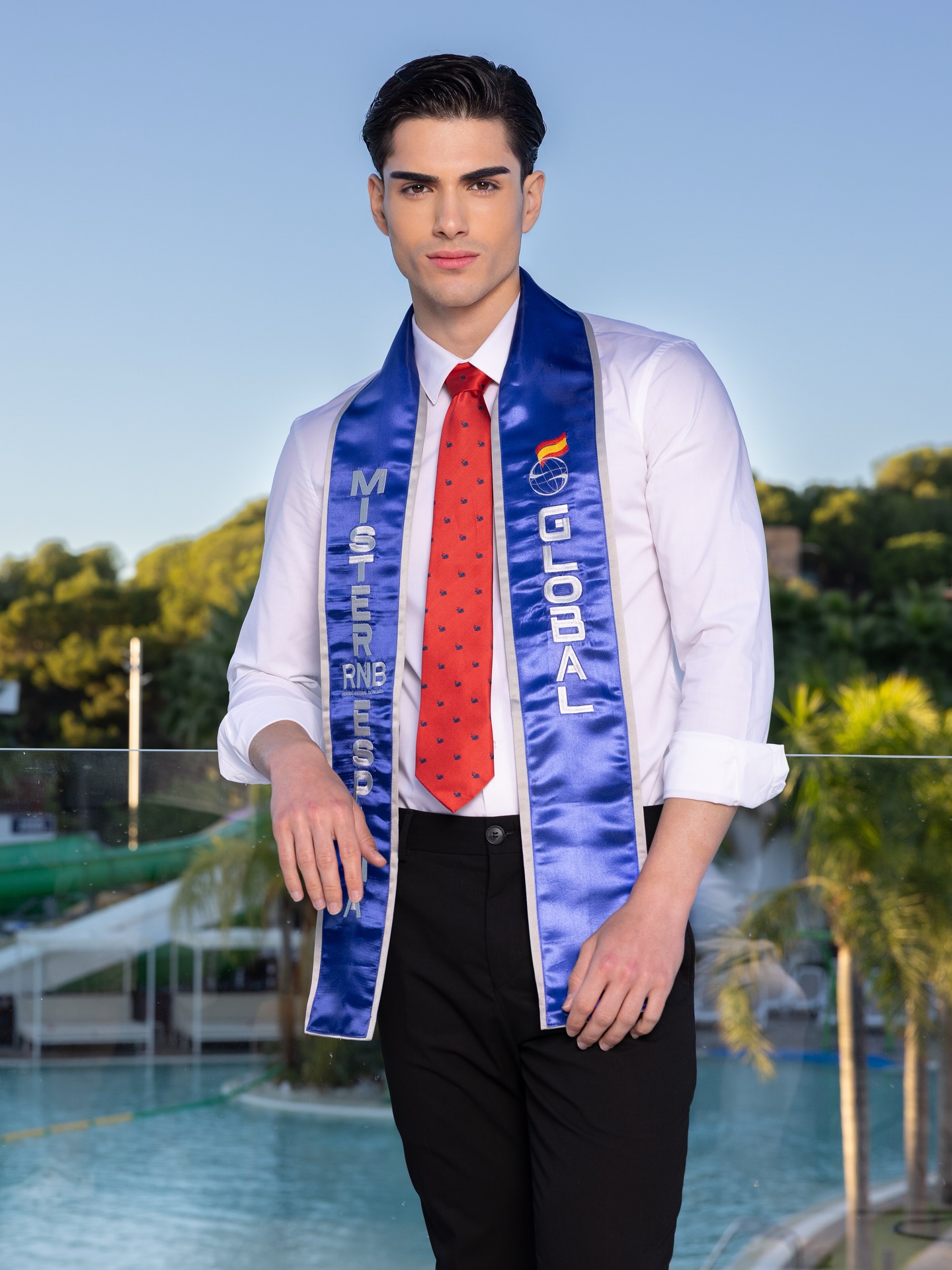 Abel Villamor Mister La Rioja Mister RNB España Global 2026 Mister Global Spain posado oficial