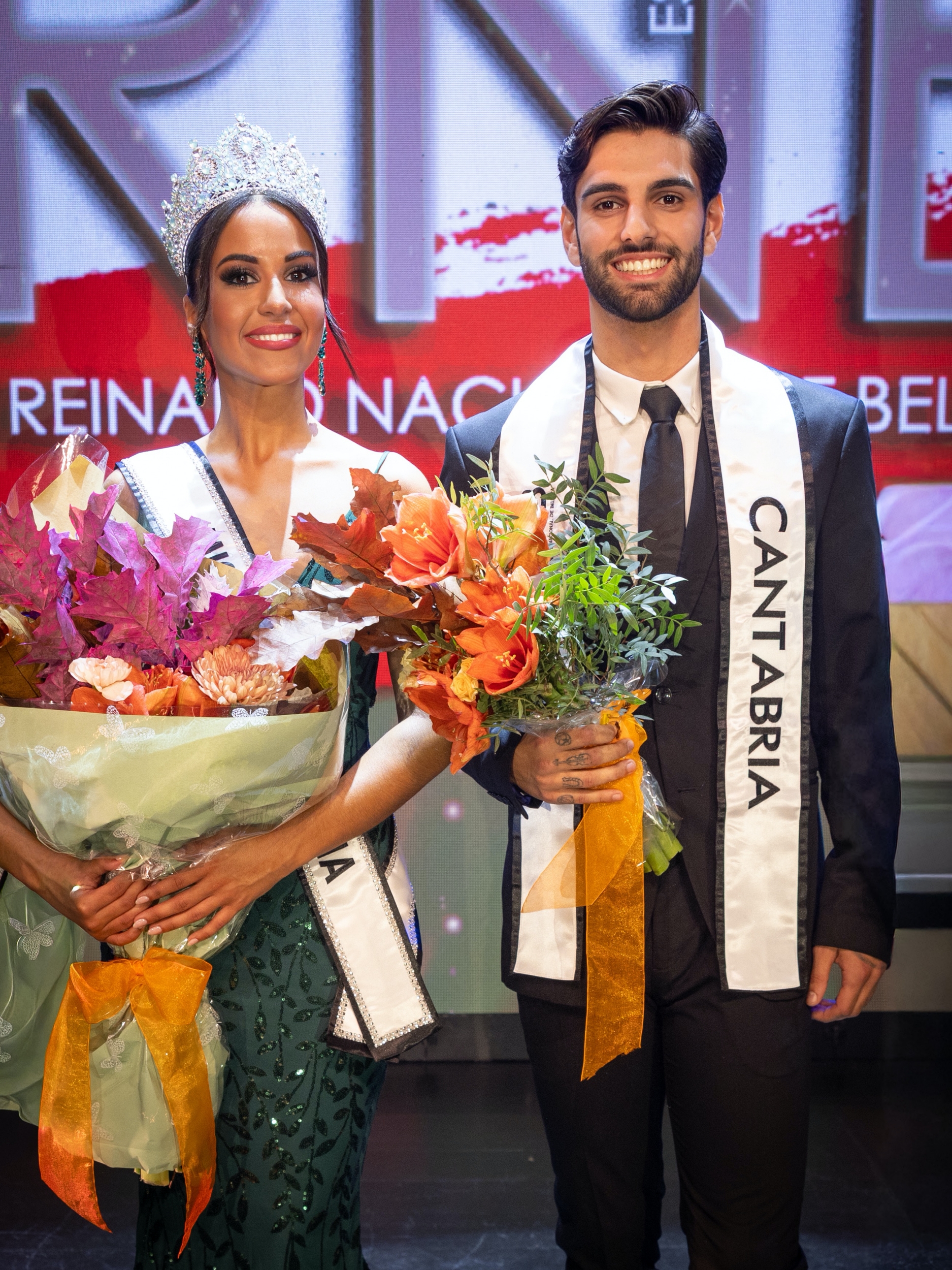 Lucia Sainz Astillero Alvaro Garcia Bezana nuevos Miss Mister RNB Cantabria 2026