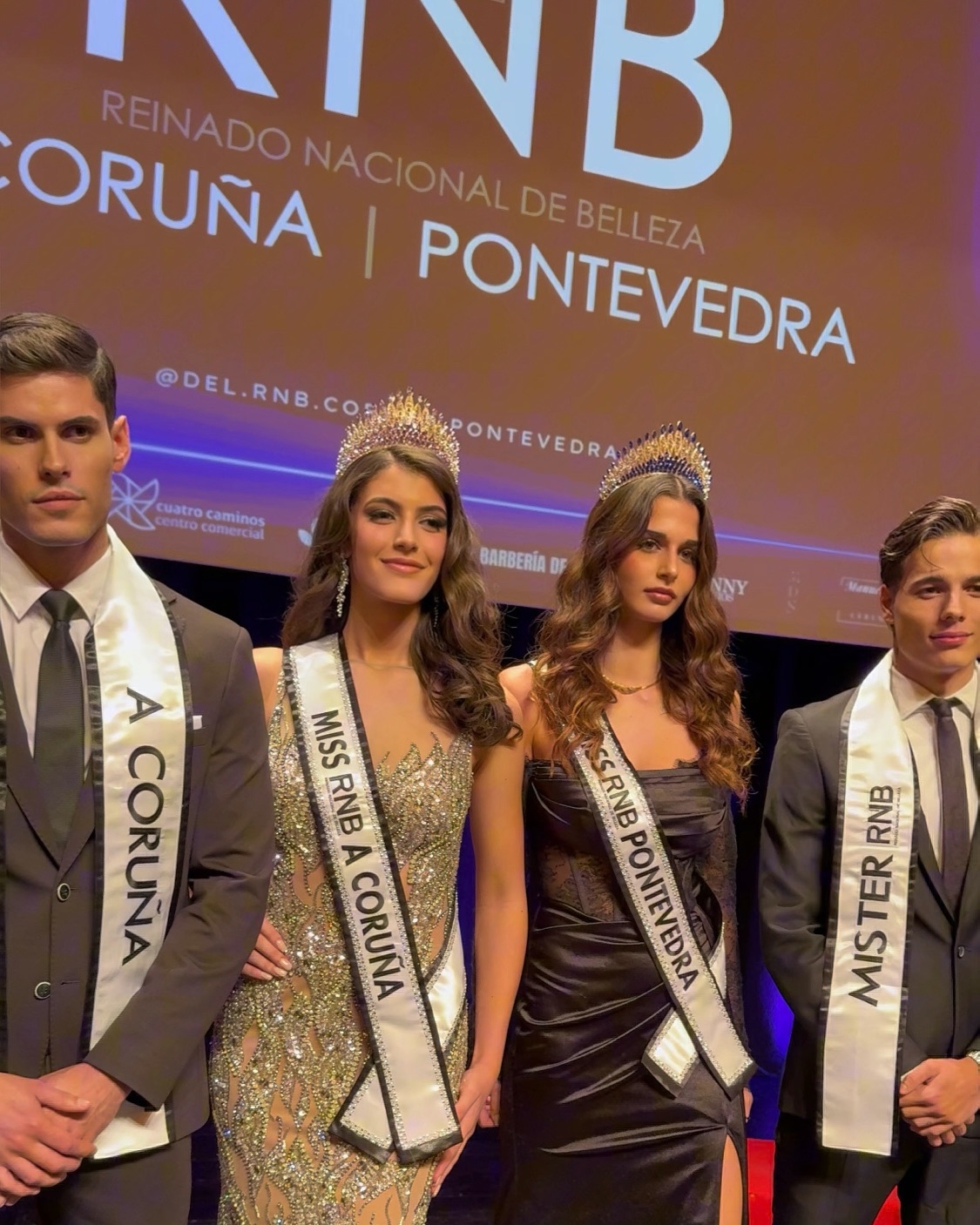 Lara Vazquez Boiro Jacobo Picon Sanxenxo Paula Rojas Rendondela Samuel Adan Vigo Miss Mister RNB A Coruña Pontevedra 2026
