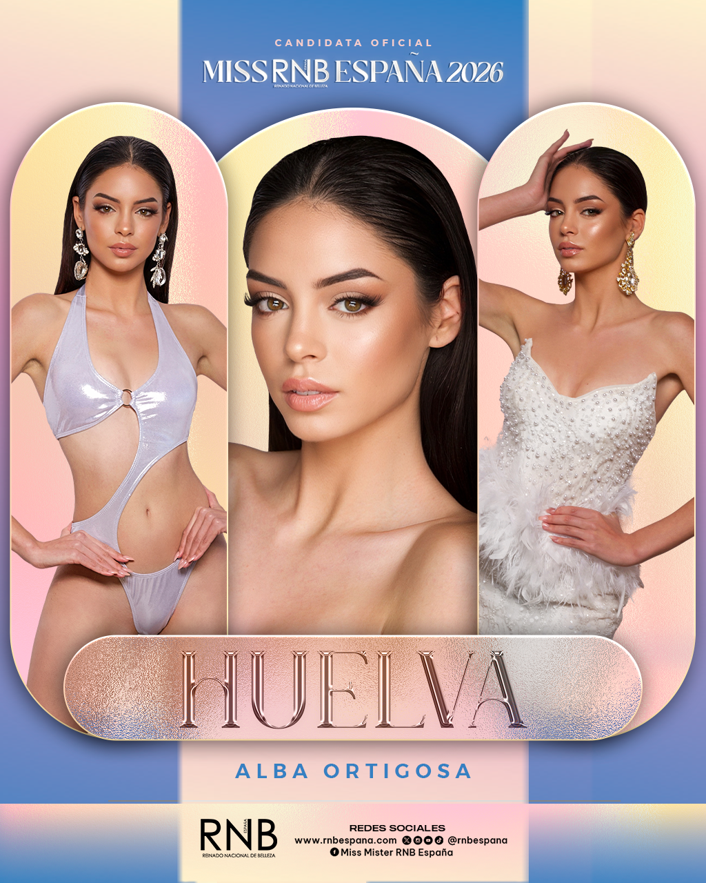 Miss RNB Huelva 2026 Alba Ortigosa Banner
