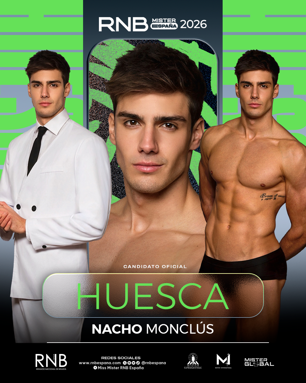 Mister RNB Huesca 2026 Nacho Monclus Banner