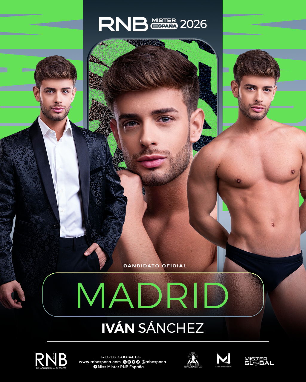 Mister RNB Madrid 2026 Ivan Sanchez Banner