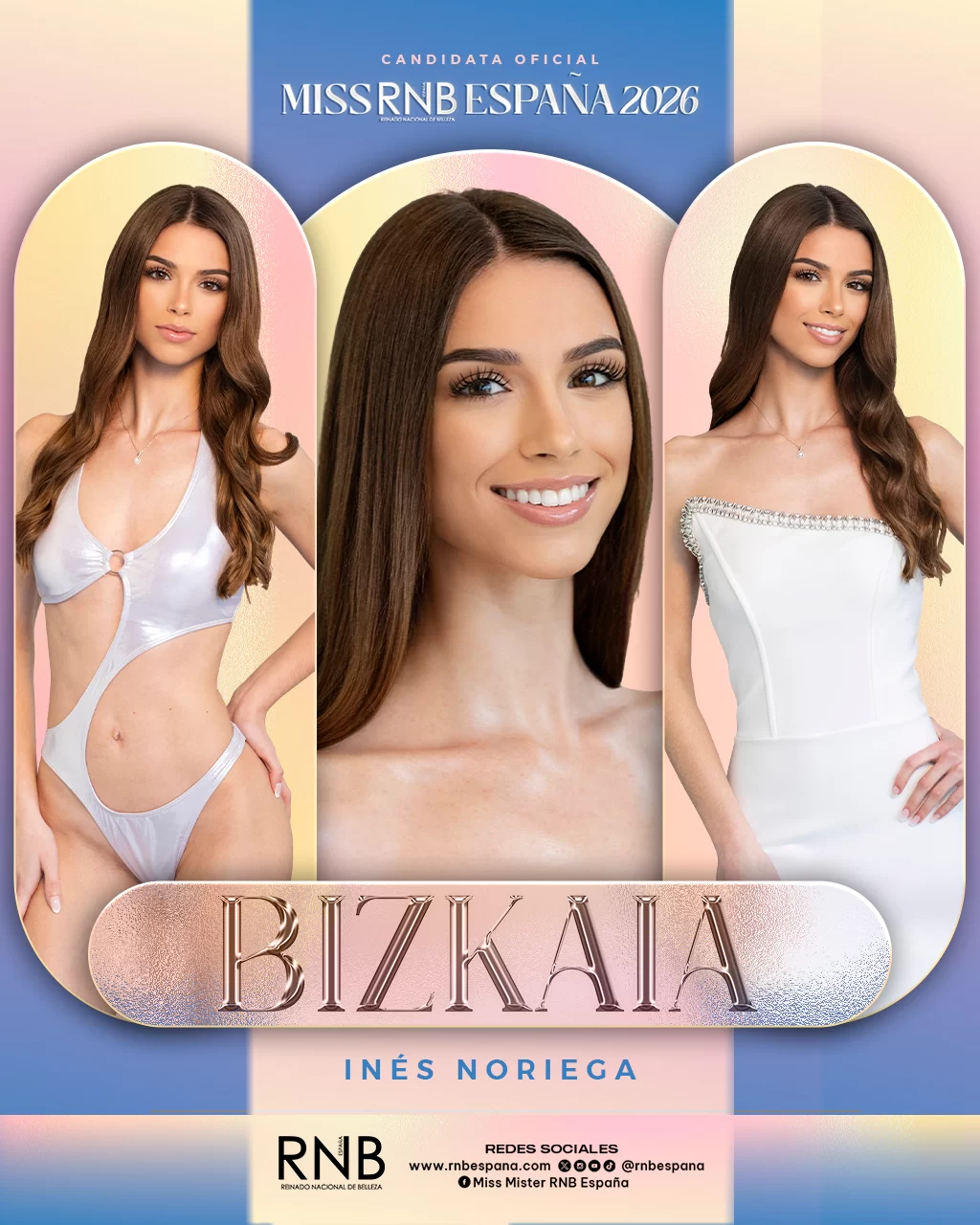 Miss RNB Bizkaia 2026 Ines Noriega Banner