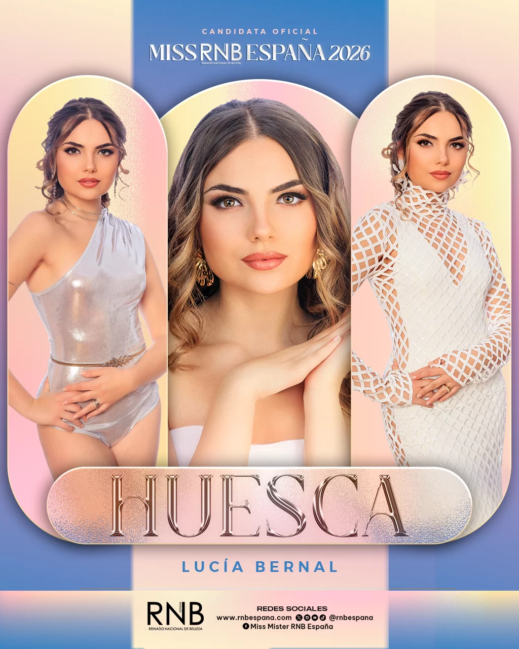 Miss RNB Huesca 2026 Lucia Bernal Banner