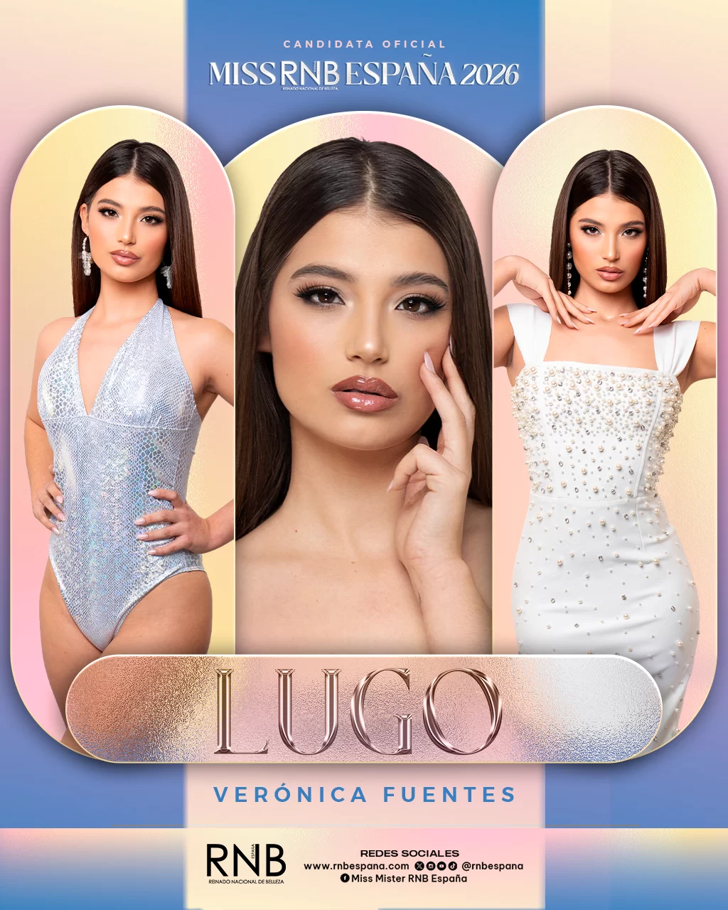 Miss RNB Lugo 2026 Veronica Fuentes Banner