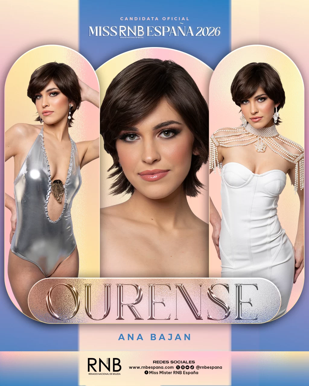 Miss RNB Ourense 2026 Ana Bajan Banner