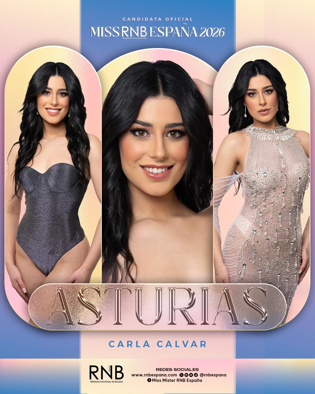 Miss RNB Asturias 2026 Carla Calvar Banner