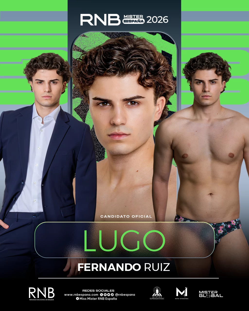 Mister RNB Lugo 2026 Fernando Ruiz Banner