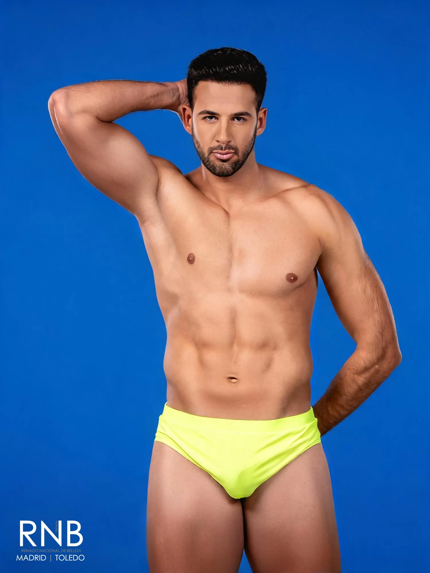 Mister RNB Madrid Toledo 2027 Mister RNB España Mister Coslada Alberto Gomez Swimwear