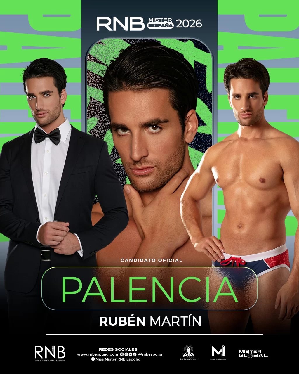Mister RNB Palencia 2026 Ruben Martin Banner