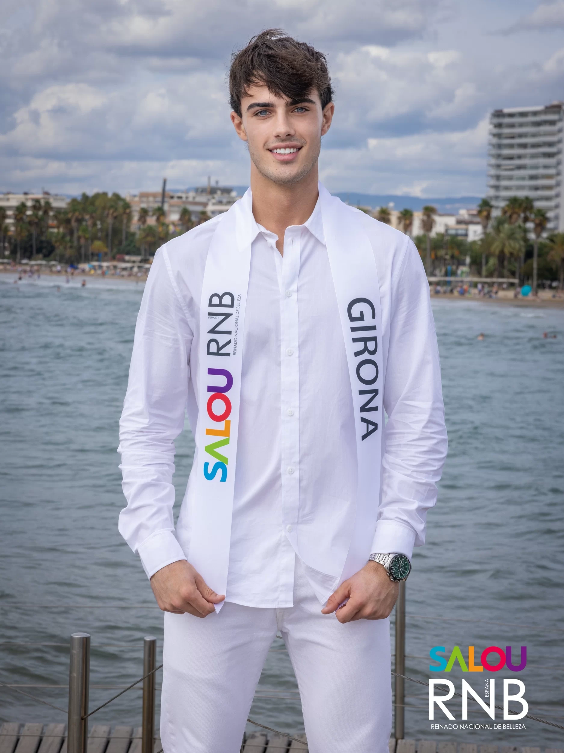 Sashing Ceremony Aria Heras Mister RNB Girona 2025 Sashing Ceremony Aria Heras Mister RNB Girona 2025