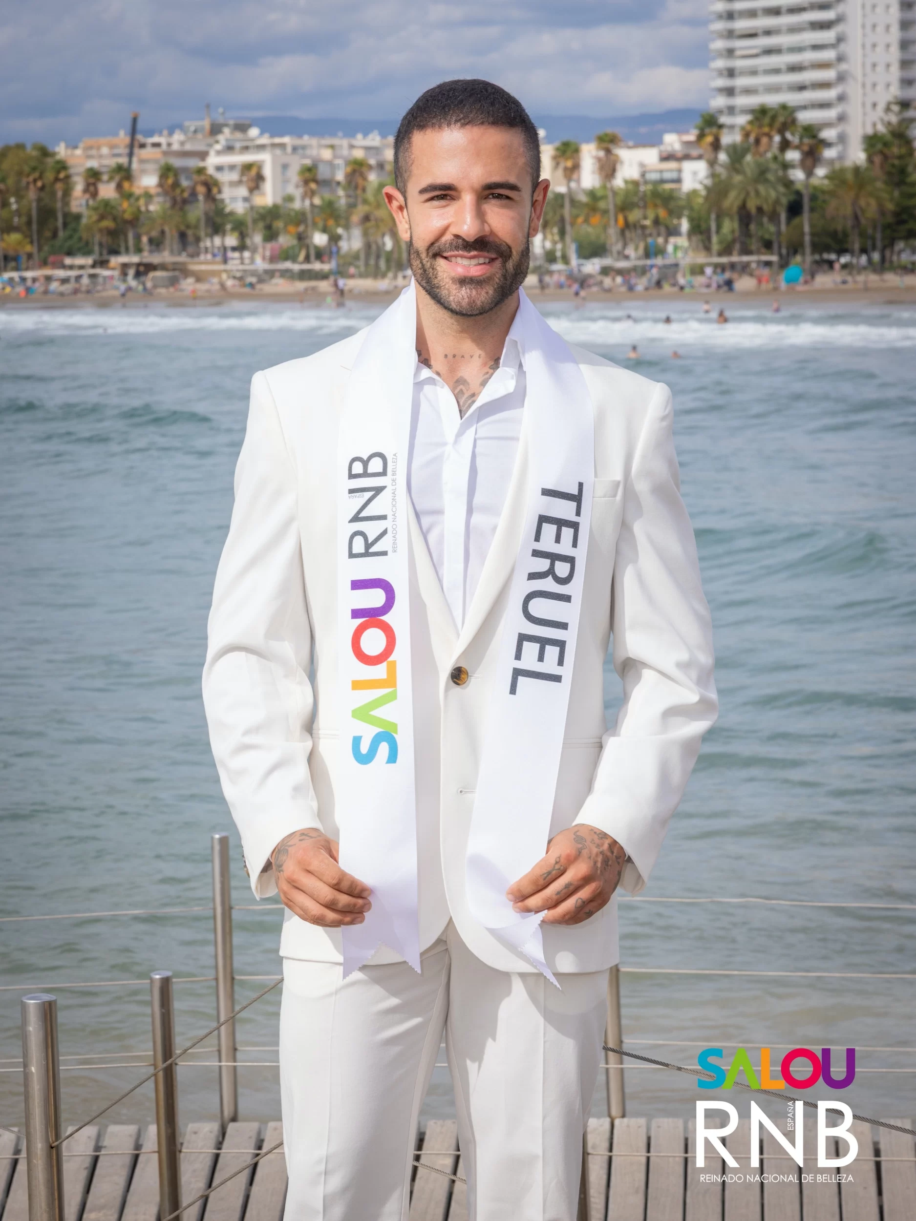 Sashing Ceremony Ruben Correia Mister RNB Teruel 2025 Sashing Ceremony Ruben Correia Mister RNB Teruel 2025