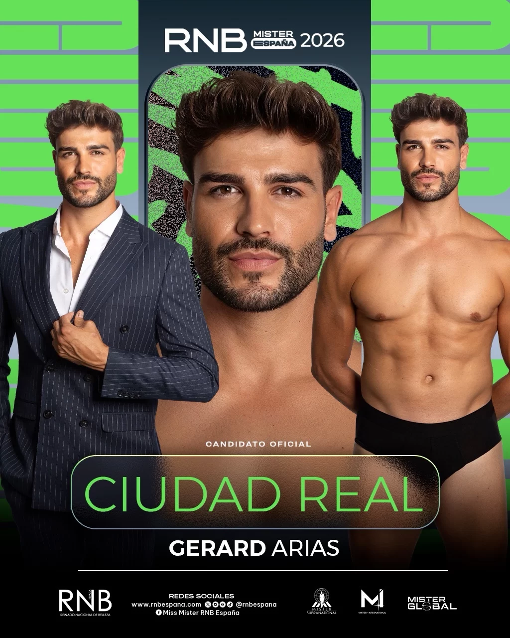 Mister RNB Ciudad Real 2026 Gerard Arias Banner 1