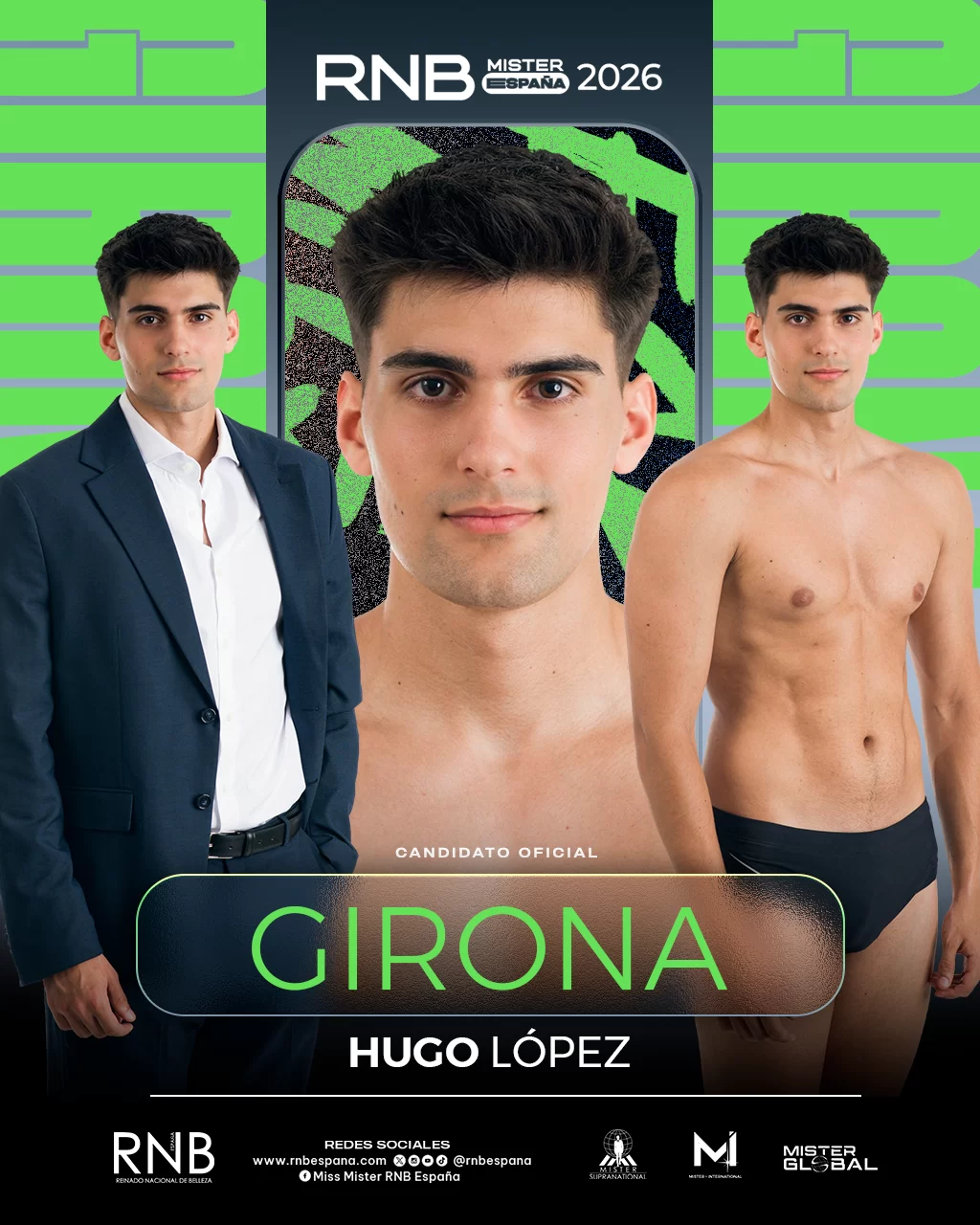 Mister RNB Girona 2026 Hugo Lopez Banner