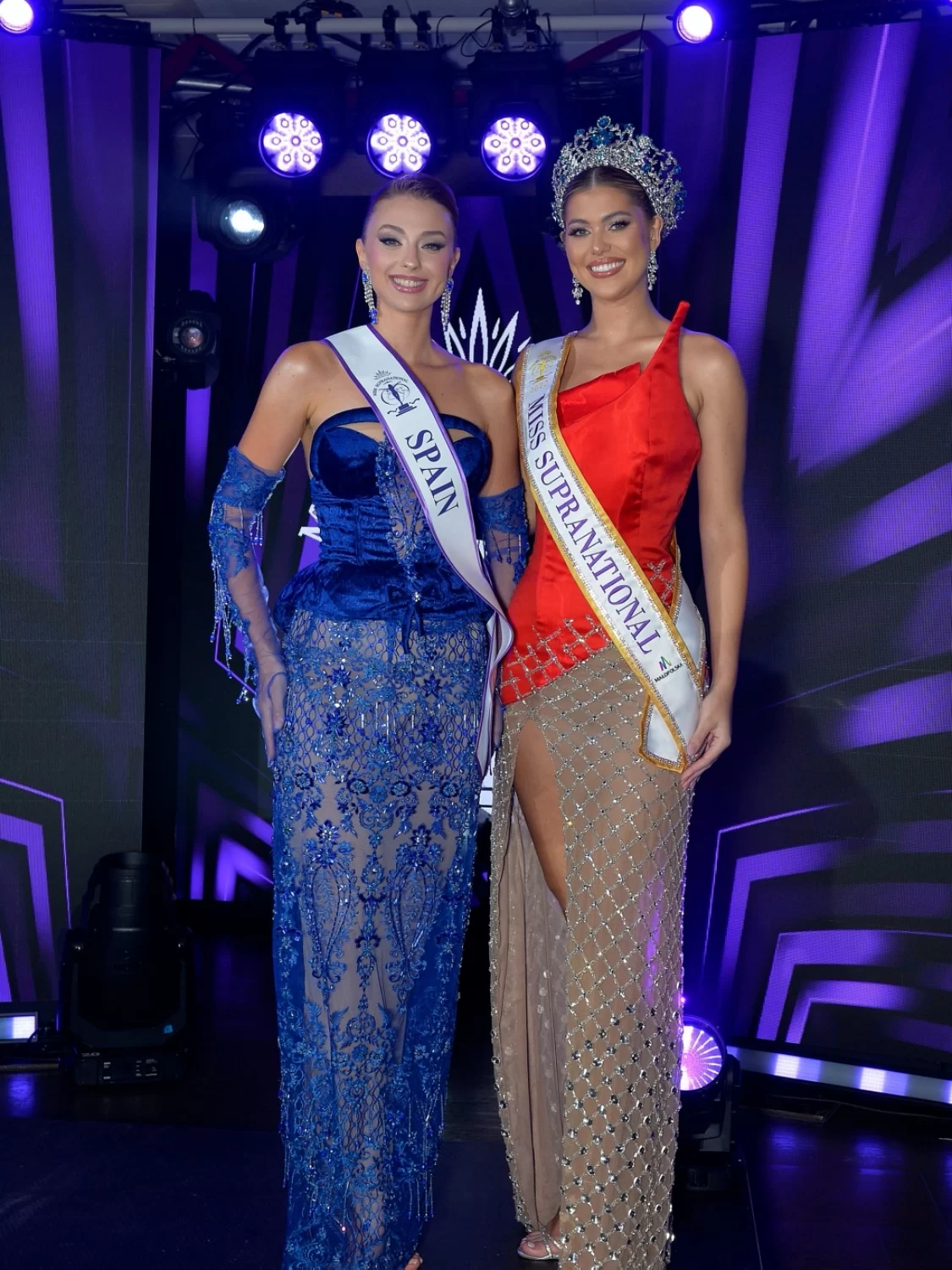 Nelly Mestre Miss RNB España 2026 Miss Supranational Spain Day 2 Hotel Swing Krakow Sashing Ceremony Amparo Pardal Eduarda Braum Miss Supranational 2025 Miss Brasil