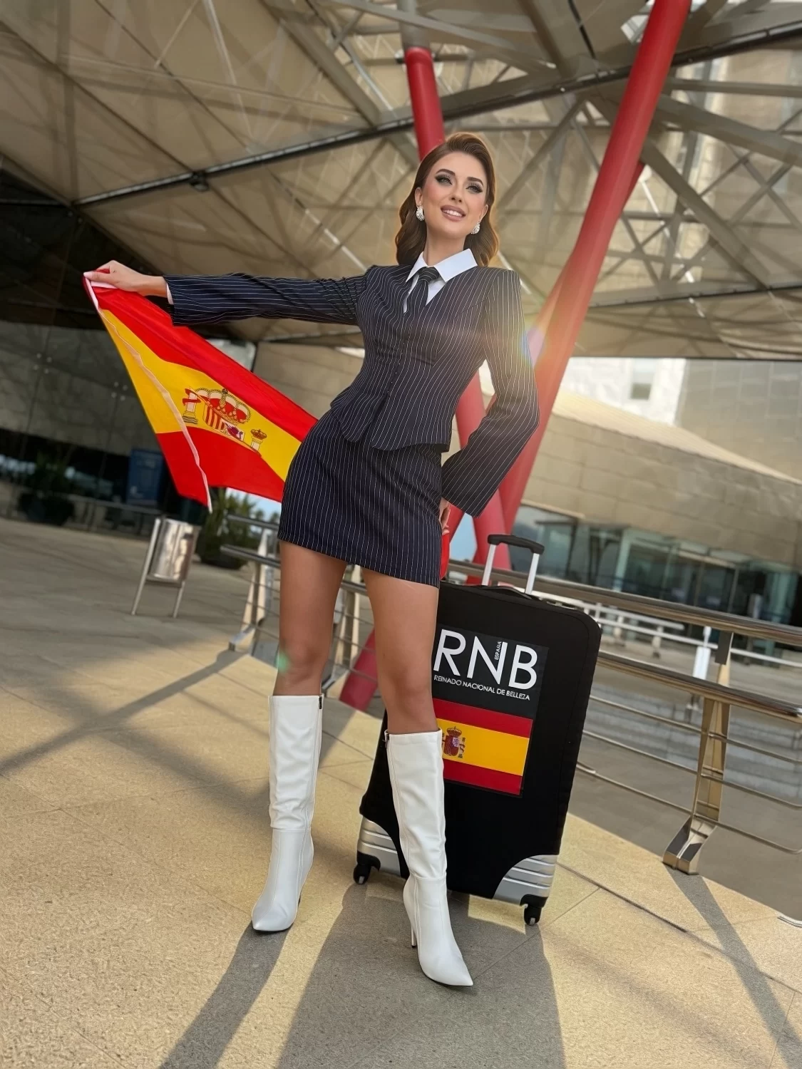 Nelly Mestre Miss RNB España 2026 Miss Supranational Spain Salida Departure 1